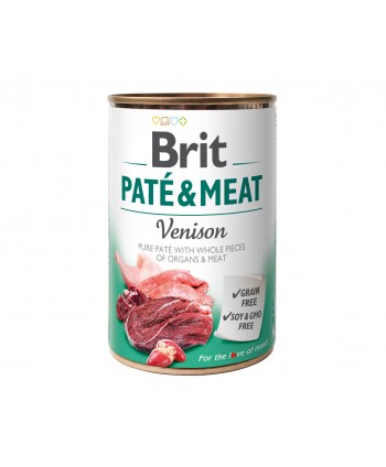 BRIT PATE & MEAT VENISON...
