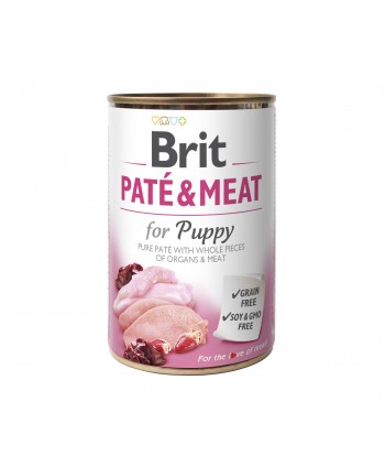 BRIT PATE & MEAT PUPPY 400 g