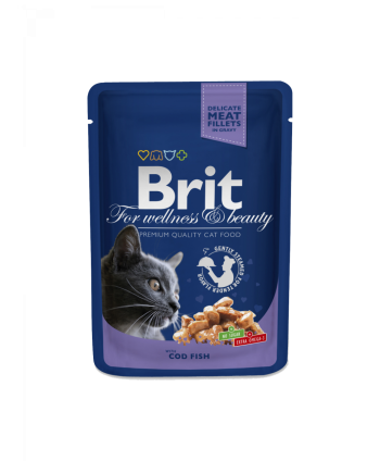 Brit Premium Cat z Dorszem...