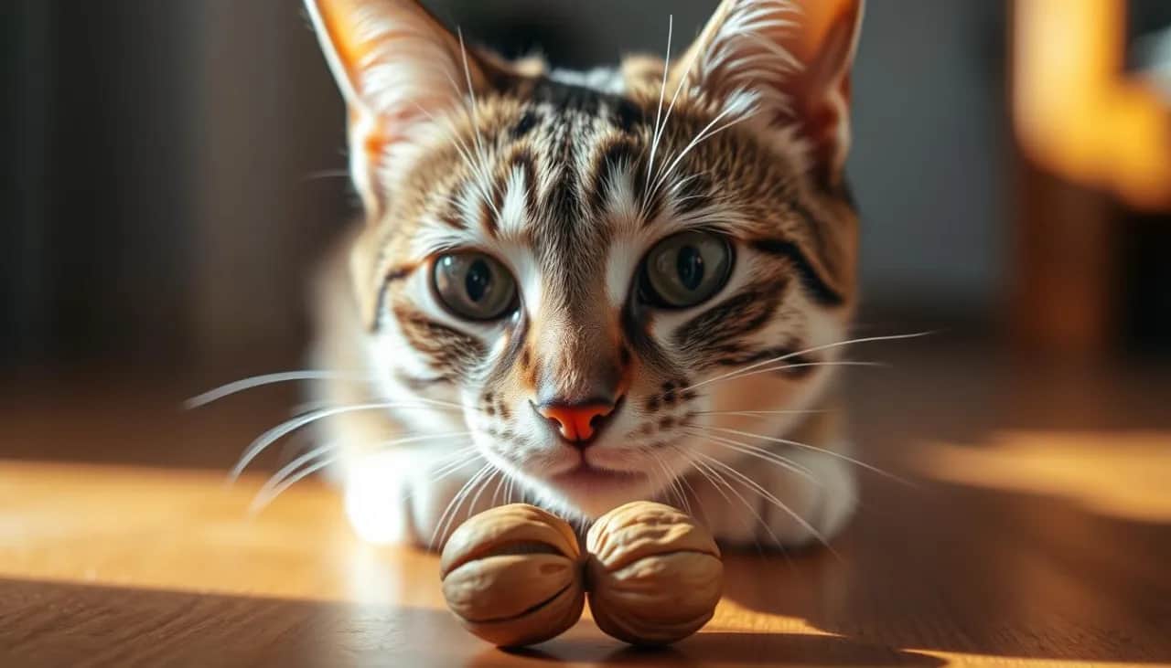 Czy koty mogą jeść orzechy? Niebezpieczeństwa i zdrowe alternatywy